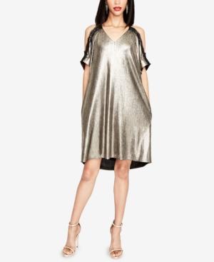 Rachel Rachel Roy Cold-shoulder Lace & Metallic Dress