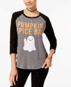 Mighty Fine Juniors' Pumpkin Spice Graphic Top