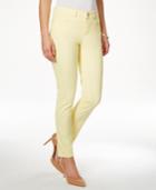 Charter Club Bristol Colored Slim Ankle Jean