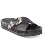 Frye Lily Western Crisscross Flat Sandals Women's Shoes
