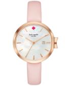 Kate Spade New York Women's Park Row Pink Leather Strap Watch 34mm Ksw1325
