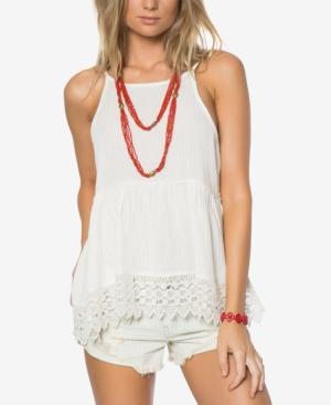 O'neill Juniors' Kylie Crochet-trim Top