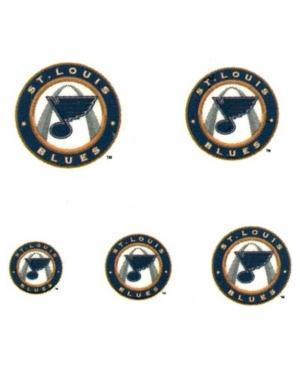 Wincraft St. Louis Blues Nail Tattoos