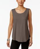Jm Collection Scoop Neck Tank Top, Only At Macy's