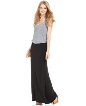 Kensie Solid Knit Maxi Skirt