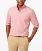 Club Room Men's Big And Tall Check Button-down Shirt