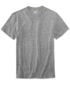 Club Room Men's Rib Knit V-neck Heathered T-shirt, Created For Macy's