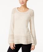 Style & Co. Bell-sleeve Sweater, Only At Macy'