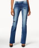 Calvin Klein Jeans Flare-leg Ripped Dirty Indigo Jeans
