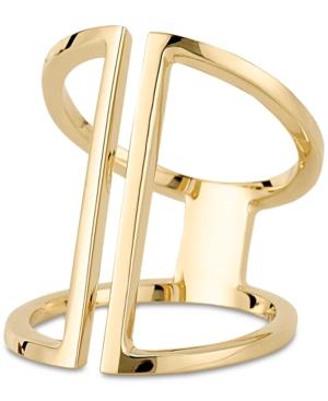 Sarah Chloe Openwork Statement Ring In 14k Gold Over Silver (also Available In Sterling Silver)