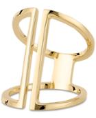 Sarah Chloe Openwork Statement Ring In 14k Gold Over Silver (also Available In Sterling Silver)