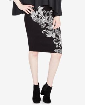 Rachel Rachel Roy Paisley-print Pencil Skirt, Created For Macy's