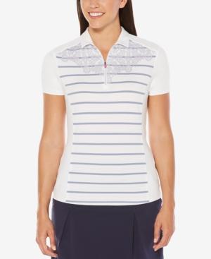 Callaway Striped Graphic Golf Polo