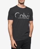 Calvin Klein Jeans Men's Cropped Logo Crewneck Graphic T-shirt, Only At Macy's