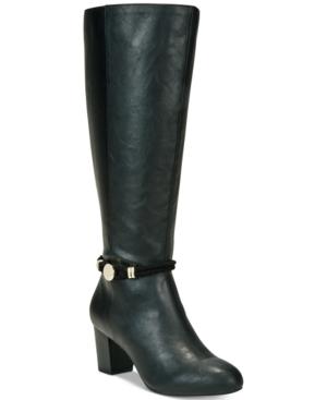 Karen Scott Galee Wide-calf Dress Boots, Created For Macy's Women's Shoes