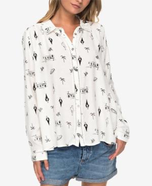 Roxy Juniors' Printed Blouse