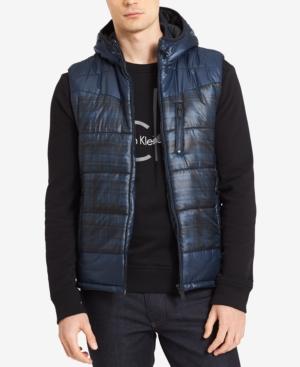 Calvin Klein Jeans Men's Hooded Puffer Vest