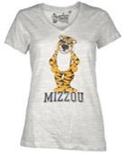 Royce Apparel Inc Women's Short-sleeve Missouri Tigers V-neck T-shirt