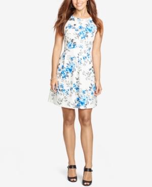 American Living Floral Fit & Flare Dress