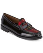 G.h. Bass & Co. Men's Larson Plaid Patent Leather Loafers Men's Shoes