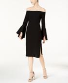 Bardot Solange Bell-sleeve Midi Dress
