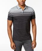 Alfani Men's Engineered Striped Polo, Only At Macy's