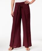 Style & Co Wrap-front Pants, Created For Macy's