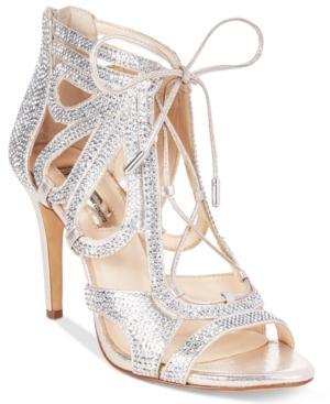 Inc International Concepts Women's Raydin Lace-up Evening Heels, Only At Macy's Women's Shoes