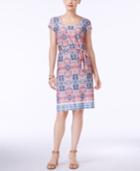 Ny Collection Printed A-line Dress