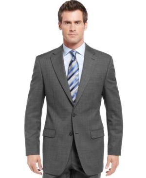 Lauren By Ralph Lauren Jacket, Grey Sharkskin Blazer