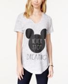 Freeze 24-7 Juniors' Disney Mickey Mouse Dream Graphic T-shirt