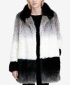 Calvin Klein Ombre Faux-fur Coat