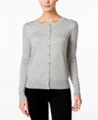 Charter Club Petite Embellished Cardigan, Only At Macy's