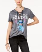 Freeze 24-7 Juniors' Stitch Lace-up T-shirt