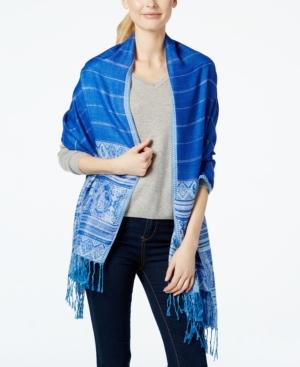 Collection Xiix Paisley Stripe Oblong Scarf