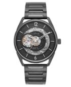 Kenneth Cole New York Men's Automic Black Bracelet Watch 42mm