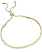 Giani Bernini Adjustable Bracelet In 14k Gold Over Sterling Silver Or Sterling Silver, Created For Macy's