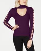 Guess Holly Cutout O-ring Turtleneck