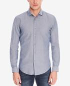 Boss Men's Slim-fit Cotton Button-down Shirt