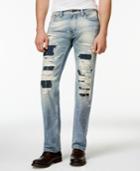 Guess Men's Straight-fit Destroyed Jeans