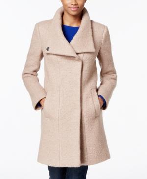 Kenneth Cole Wool-blend Asymmetrical Walker Coat