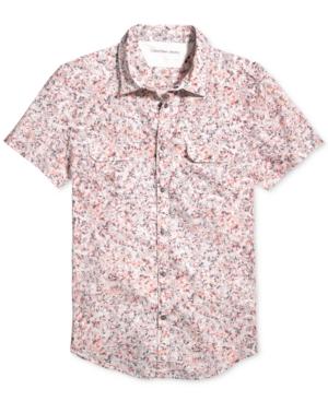Calvin Klein Jeans Men's Kaleidoscope Abstract-print Shirt