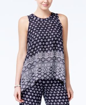 Bcx Juniors' Printed High-low Top