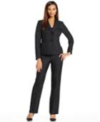 Le Suit Two-button Herringbone Pantsuit
