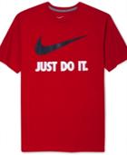 Nike Shirt, Just Do It Swoosh T-shirt