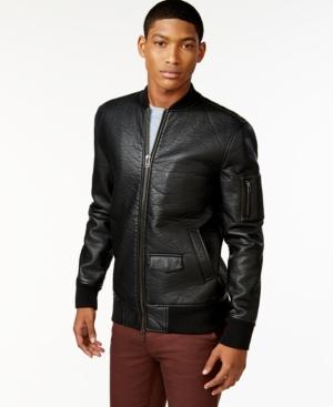 Kr3w Barnett Faux Leather Jacket