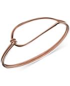 Skagen Annette Rose Gold-tone Hinged Loop Bracelet