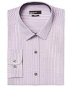 Bar Iii Slim-fit Pink Heather Check Dress Shirt, Only At Macy's
