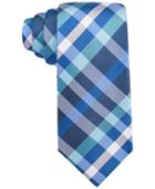 Alfani Spectrum Men's Sunset Plaid Slim Tie, Only At Macy's