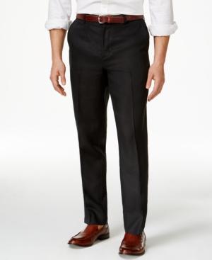 Tasso Elba Men's Island Linen Flat-front Pants, Only At Macy's